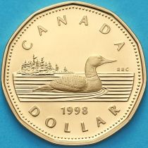 Канада 1 доллар 1998 год. Пруф.