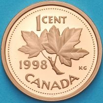 Канада 1 цент 1998 год. Пруф.