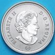 Монета Канада 25 центов 2014 год. Матовая. Пруф.