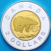 Канада 2 доллара 1998 год. Пруф. Серебро