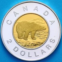 Канада 2 доллара 2000 год. Пруф. Серебро