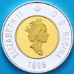 Монета Канада 2 доллара 1998 год. Пруф. Серебро