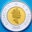 Монета Канада 2 доллара 2000 год. Пруф. Серебро