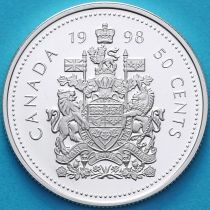 Канада 50 центов 1998 год. Серебро. Пруф