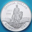 Монета Канада 1 доллар 1998 год. Конная полиция. Серебро. Пруф.