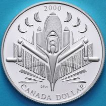 Канада 1 доллар 2000 год. Дискавери. Миллениум. Серебро. Пруф.