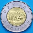 Монета Канада 2 доллара 2004 год. Пруф. Матовая