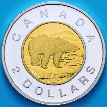 Канада 2 доллара 2006 год. Пруф. Серебро