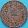 Монета Канада, Нью-Брансуик 1 цент 1861 год.