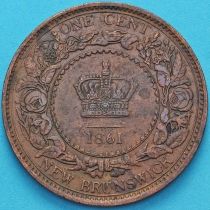 Канада, Нью-Брансуик 1 цент 1861 год.