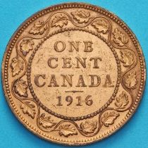 Канада 1 цент 1916 год. №2