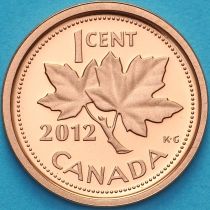 Канада 1 цент 2012 год. Пруф.