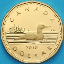 Канада 1 доллар 2010 год. Пруф.