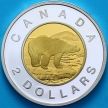 Монета Канада 2 доллара 2007 год. Пруф. Серебро