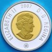 Монета Канада 2 доллара 2007 год. Пруф. Серебро