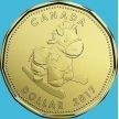 Монета Канада 1 доллар 2017 год. Подарок. Лошадка-качалка