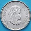 Монета Канады 25 центов 2011 год. Кит. Цветная