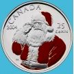 Монета Канада 25 центов 2004 год. Рождество. Цветная