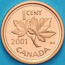 Канада 1 цент 2001 год. Пруф.