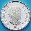 Монета Канада 5 центов 2008 год. Серебро. Пруф.