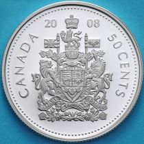 Канада 50 центов 2008 год. Серебро. Пруф