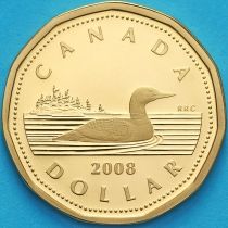 Канада 1 доллар 2008 год. Пруф.