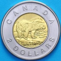 Канада 2 доллара 2005 год. Пруф. Матовая