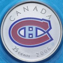 Канада 25 центов 2006 год. Монреаль Канадиенс