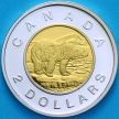 Монета Канада 2 доллара 2008 год. Пруф. Серебро