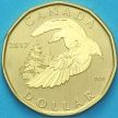 Монета  Канада 1 доллар 2017 год. Белый гусь. Матовая. Пруф