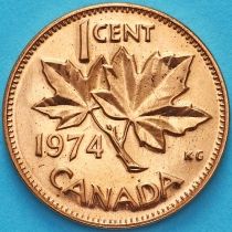 Канада 1 цент 1974 год. BU