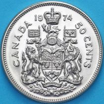 Канада 50 центов 1974 год. BU