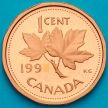Монета Канада 1 цент 1991 год. Пруф.