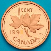 Канада 1 цент 1993 год. Пруф.