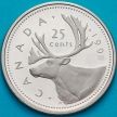 Монета Канада 25 центов 1993 год. Пруф.