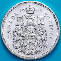 Канада 50 центов 1963 год. Серебро.