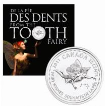 Канада 25 центов 2011 год. Зубная фея. Блистер
