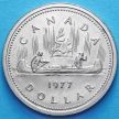 Монета Канады 1 доллар 1977 год. Каноэ.