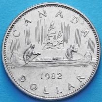 Канада 1 доллар 1978-1985 год. Каноэ.