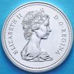 Монета Канады 1 доллар 1981 год. Паровоз. Серебро.