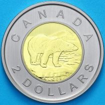 Канада 2 доллара 2014 год. Матовая. Пруф