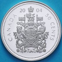 Канада 50 центов 2004 год. Серебро. Пруф