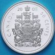 Монета Канада 50 центов 2006 год. Серебро. Пруф