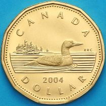Канада 1 доллар 2004 год. Пруф.
