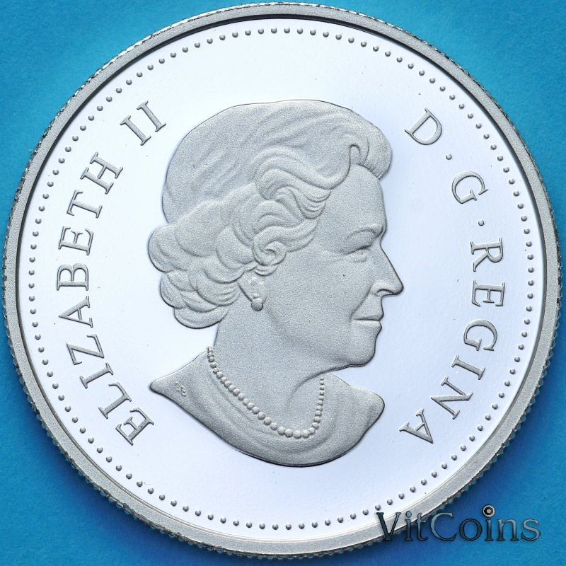 Монета Канада 1 доллар 2013 год. Канадская Арктическая экспедиция. Пруф.