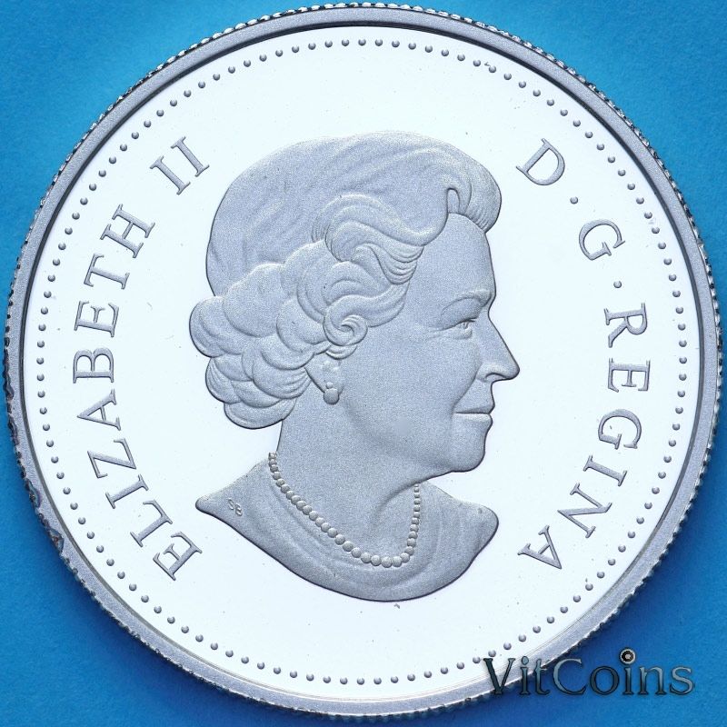 Монета Канада 1 доллар 2014 год. 100 лет объявлению Первой мировой войны. Пруф.