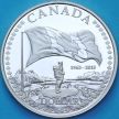Монета Канада 1 доллар 2015 год. 50 лет Канадскому флагу. Пруф.