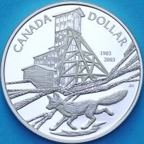 Канада 1 доллар 2003 год. 100 лет добыче кобальта. Пруф.