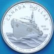 Монета Канада 1 доллар 2010 год. 100 лет канадским ВМФ. Пруф.