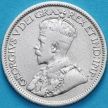 Монета Канада 10 центов 1914 год. Серебро. 